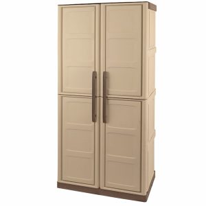 2'4 x 1'3 Shire Large Plastic Garden Storage Cupboard (0.73m x 0.39m) by Buy Sheds Direct