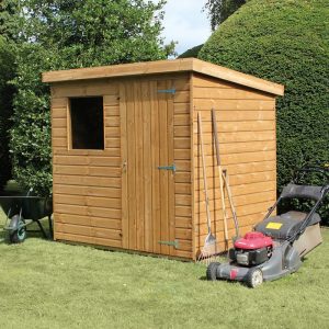 10' x 8' Traditional Standard Shiplap Pent Wooden Garden Shed (3.05m x 2.44m) by Buy Sheds Direct