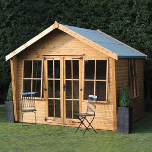 12' x 10' Traditional Wychwood Wooden Summer House by Buy Sheds Direct