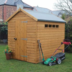 6' x 4' Traditional Shiplap Apex Security Wooden Garden Shed (1.83m x 1.22m) by Buy Sheds Direct