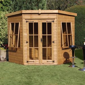 6' x 6' Traditional Stowe Corner Wooden Summer House by Buy Sheds Direct
