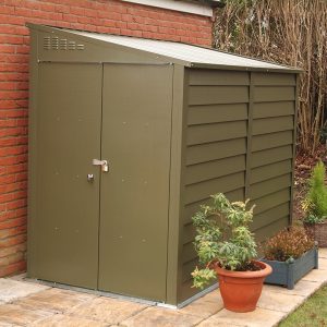 9' x 4' Trimetals Titan 940 Premium Pent Metal Lean To Shed (2.63m x 1.31m) by Buy Sheds Direct