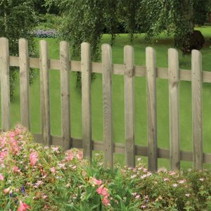 Forest 6' x 3' Pressure Treated Pale Picket Fence Panel (1.83m x 0.9m) by Buy Sheds Direct