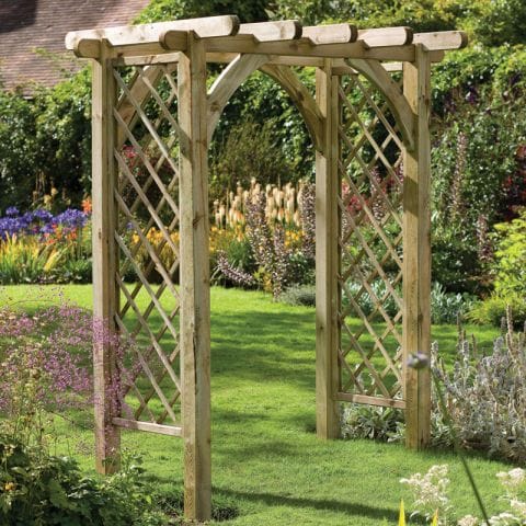 Forest Ultima Wooden Garden Pergola Arch 6'x4' by Buy Sheds Direct