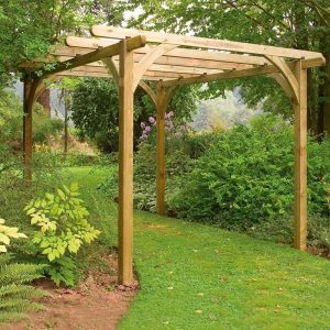 Forest Ultima Wooden Garden Pergola 8' x 8' by Buy Sheds Direct