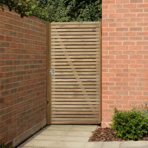Forest 3' x 6' Double Slatted Gate (0.9m x 1.8m) by Buy Sheds Direct