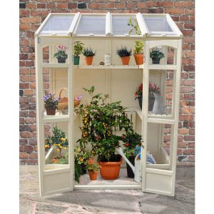 5'x2' Forest Victorian Tall Wall Greenhouse (1.5x0.6m) by Buy Sheds Direct