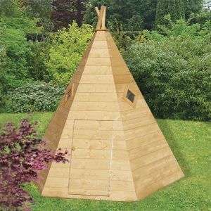 7 x 6 Shire Wigwam Childrens/ Kids Wooden Garden Playhouse by Buy Sheds Direct