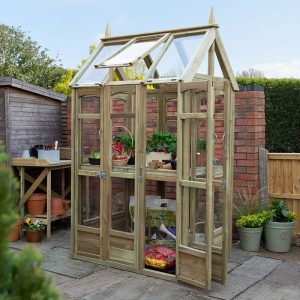 3' x 4' Forest Victorian Walkaround Greenhouse With Auto Vent (0.9 x 1.2m) by Buy Sheds Direct